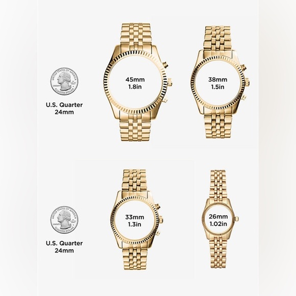 Michael Kors Red & Gold Mini Parker Red Dial Ladies Watch MK6451 Stunning! - Picture 16 of 16